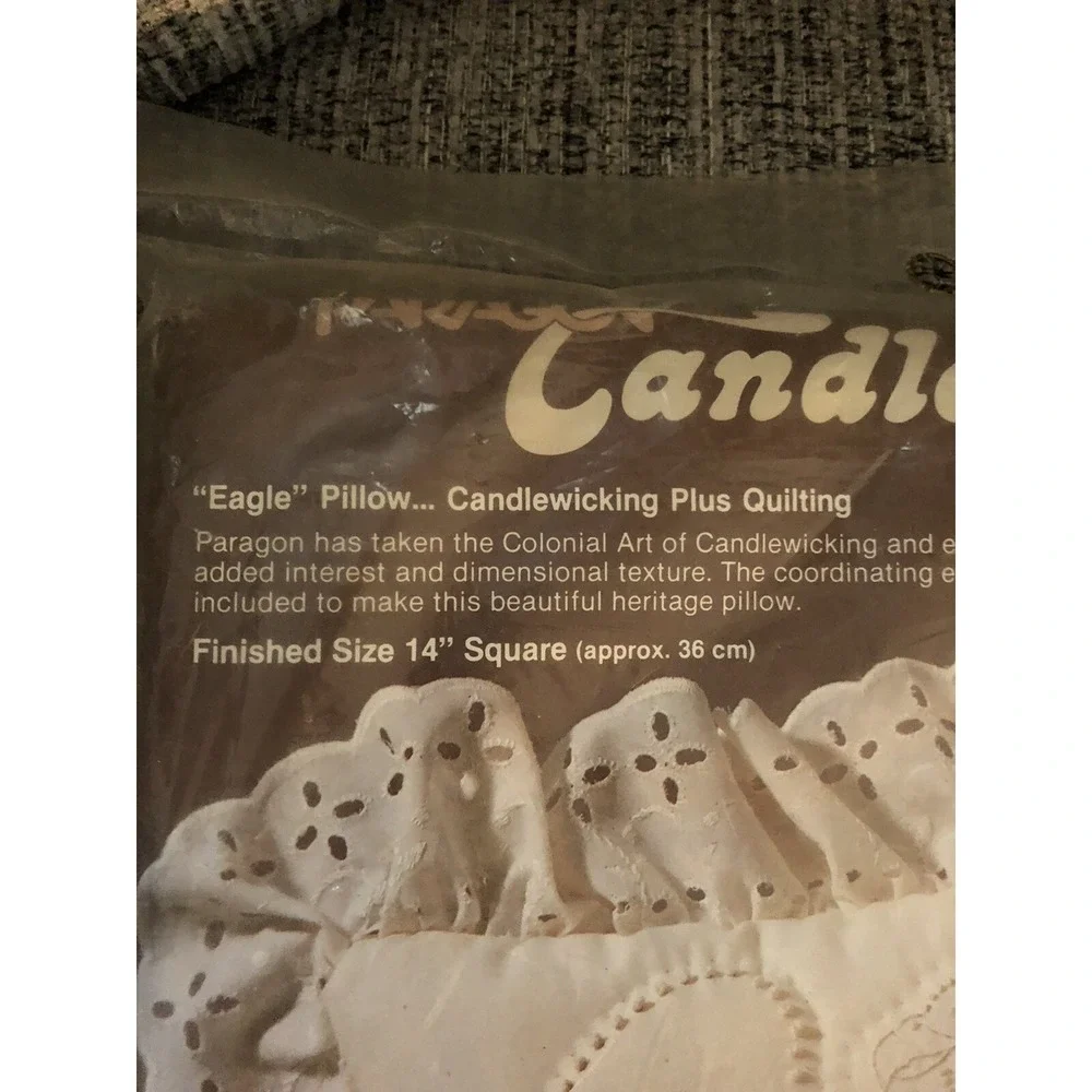 Paragon Candlewick -Plus Eagle Pillow Plus Quilting 14